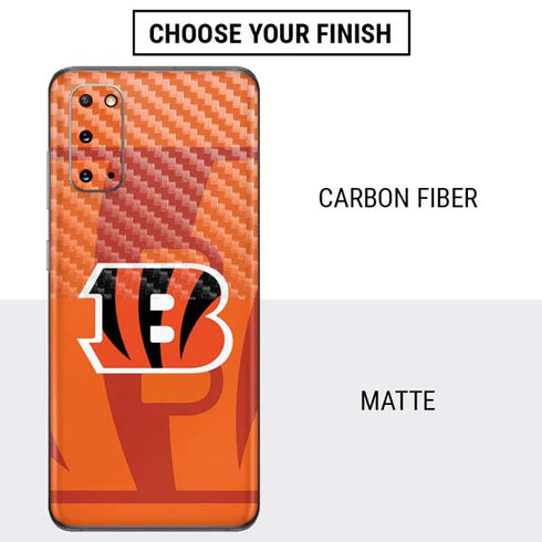 NFL Cincinnati Bengals Double Vision Galaxy S20 Skin