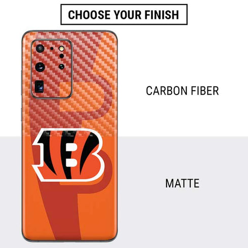 NFL Cincinnati Bengals Double Vision Galaxy S20 Ultra 5G Skin