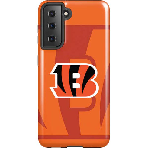 NFL Cincinnati Bengals Double Vision Galaxy S21 5G Pro Case