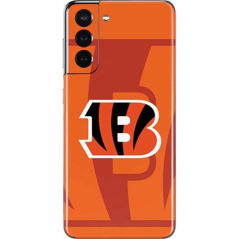 NFL Cincinnati Bengals Double Vision Galaxy S21 5G Skin