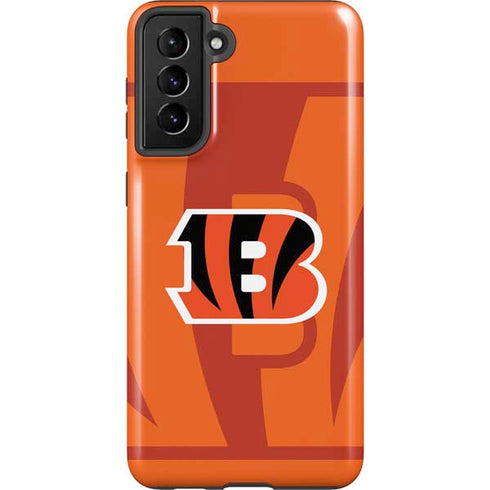 NFL Cincinnati Bengals Double Vision Galaxy S21 FE Pro Case