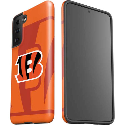 NFL Cincinnati Bengals Double Vision Galaxy S21 FE Pro Case