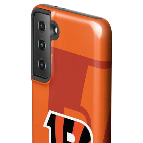 NFL Cincinnati Bengals Double Vision Galaxy S21 Plus 5G Pro Case