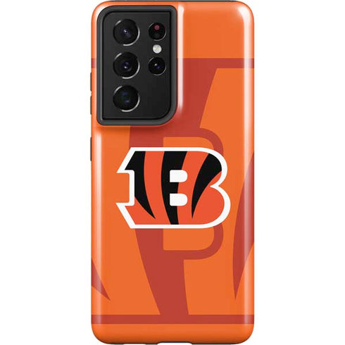 NFL Cincinnati Bengals Double Vision Galaxy S21 Ultra 5G Pro Case