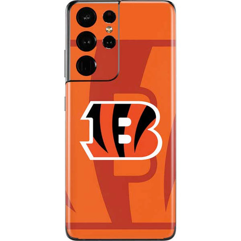 NFL Cincinnati Bengals Double Vision Galaxy S21 Ultra 5G Skin