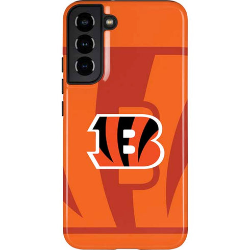 NFL Cincinnati Bengals Double Vision Galaxy S22 Plus Pro Case