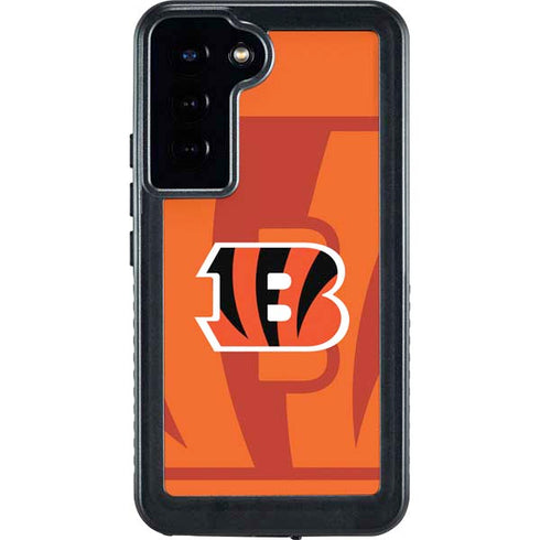 NFL Cincinnati Bengals Double Vision Galaxy S23 Plus Waterproof Case
