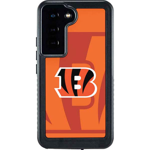 NFL Cincinnati Bengals Double Vision Galaxy S23 Waterproof Case