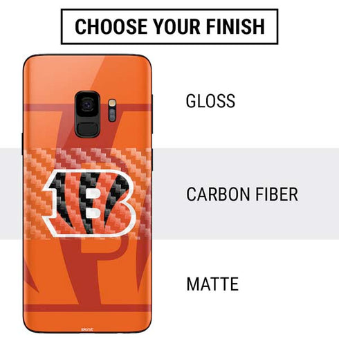 NFL Cincinnati Bengals Double Vision Galaxy S9 Skin