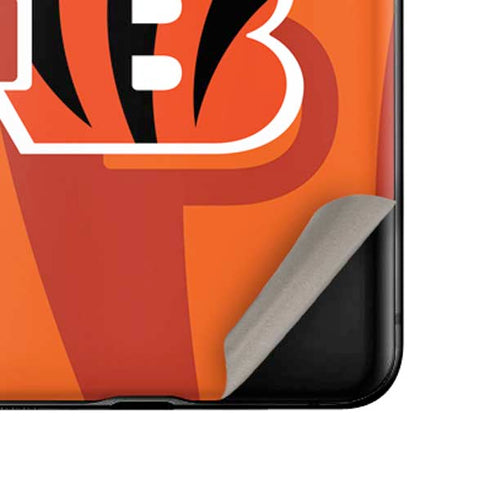 NFL Cincinnati Bengals Double Vision Galaxy Z Flip Skin
