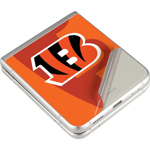 NFL Cincinnati Bengals Double Vision Galaxy Z Flip3 5G Skin