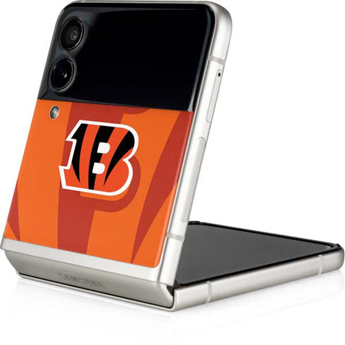 NFL Cincinnati Bengals Double Vision Galaxy Z Flip3 5G Skin