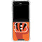 NFL Cincinnati Bengals Double Vision Galaxy Z Flip5 5G Clear Case
