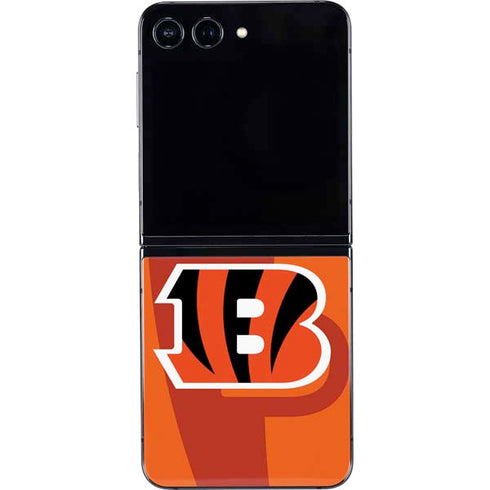 NFL Cincinnati Bengals Double Vision Galaxy Z Flip5 5G Skin