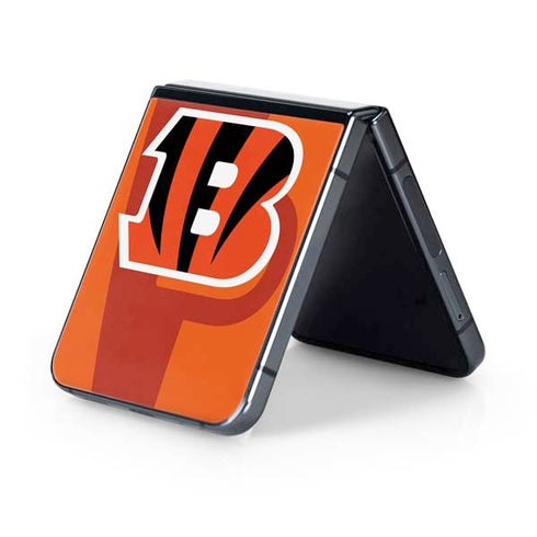 NFL Cincinnati Bengals Double Vision Galaxy Z Flip5 5G Skin