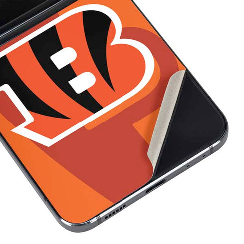 NFL Cincinnati Bengals Double Vision Galaxy Z Flip5 5G Skin