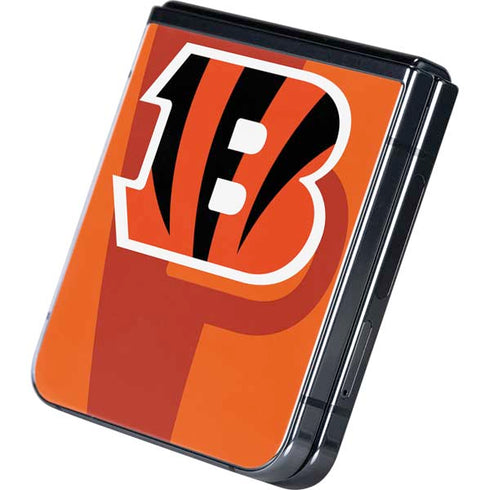 NFL Cincinnati Bengals Double Vision Galaxy Z Flip5 5G Skin