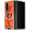 NFL Cincinnati Bengals Double Vision Galaxy Z Fold4 5G Clear Case