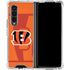NFL Cincinnati Bengals Double Vision Galaxy Z Fold4 5G Clear Case