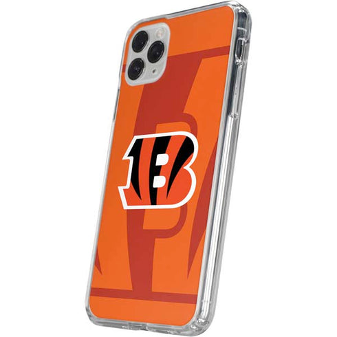 NFL Cincinnati Bengals Double Vision iPhone 11 Pro Clear Case