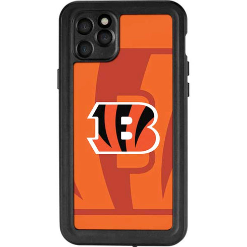 NFL Cincinnati Bengals Double Vision iPhone 11 Pro Max Waterproof Case