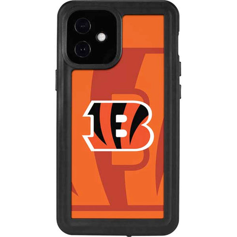 NFL Cincinnati Bengals Double Vision iPhone 12 Mini Waterproof Case