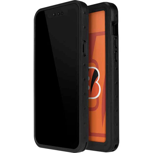 NFL Cincinnati Bengals Double Vision iPhone 12 Mini Waterproof Case
