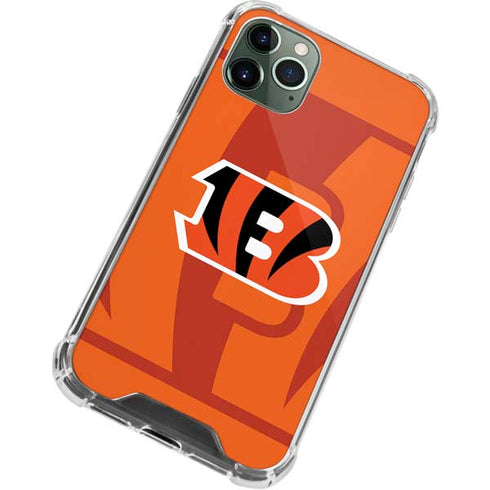 NFL Cincinnati Bengals Double Vision iPhone 12 Pro Clear Case