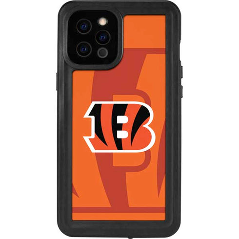 NFL Cincinnati Bengals Double Vision iPhone 12 Pro Max Waterproof Case