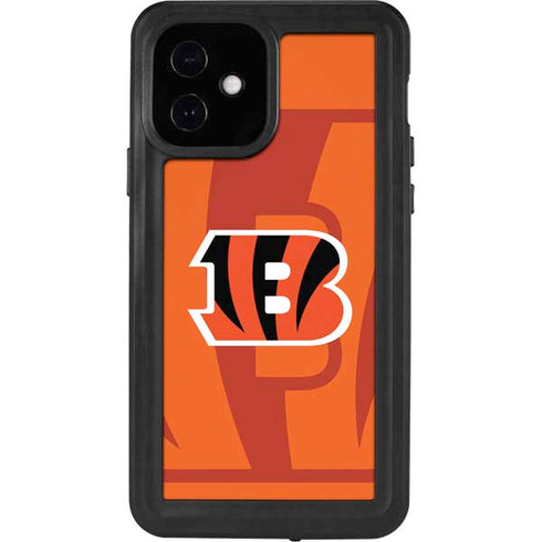NFL Cincinnati Bengals Double Vision iPhone 12 Waterproof Case