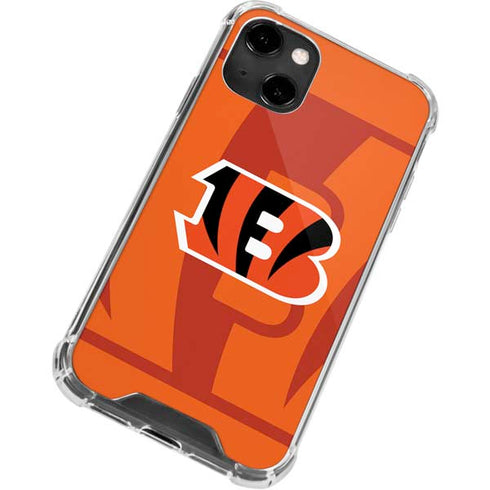 NFL Cincinnati Bengals Double Vision iPhone 13 Clear Case