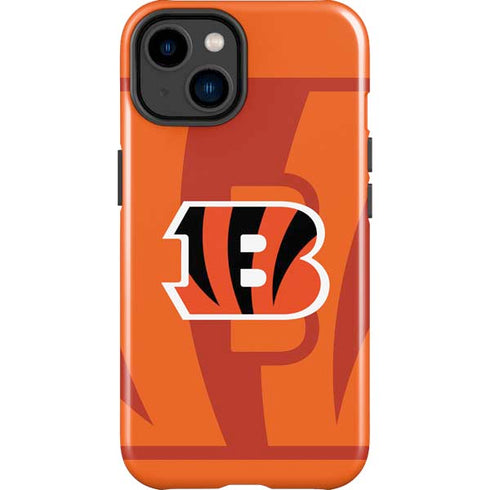 NFL Cincinnati Bengals Double Vision iPhone 15 Plus Impact Case