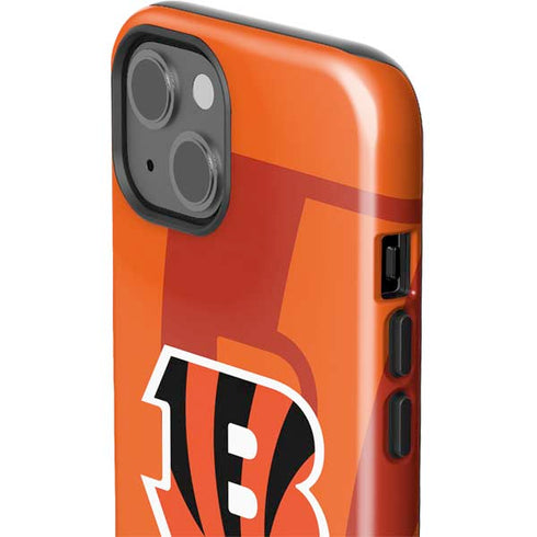 NFL Cincinnati Bengals Double Vision iPhone 15 Plus Impact Case
