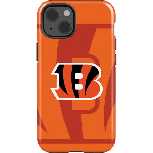 NFL Cincinnati Bengals Double Vision iPhone 15 Impact Case