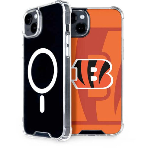 NFL Cincinnati Bengals Double Vision iPhone 15 Plus MagSafe Case