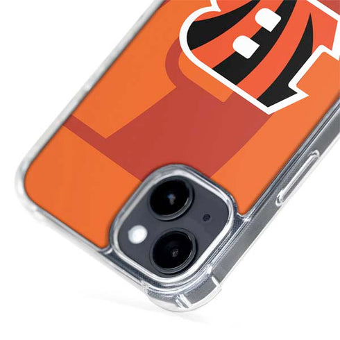 NFL Cincinnati Bengals Double Vision iPhone 15 Plus MagSafe Case