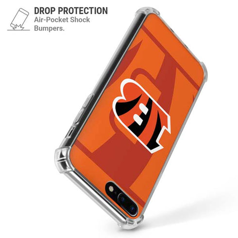 NFL Cincinnati Bengals Double Vision iPhone 7/8 Plus Clear Case
