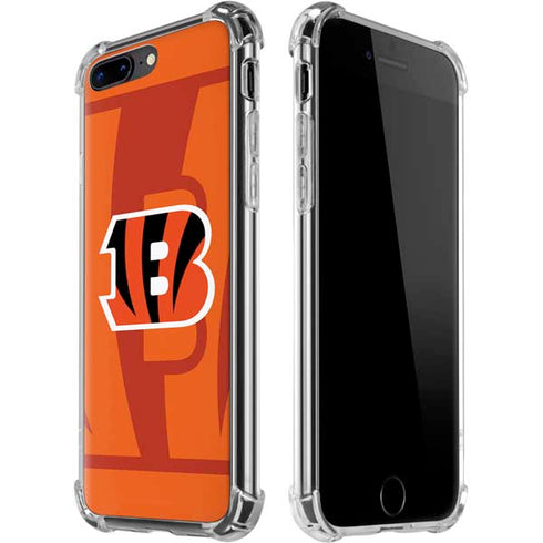 NFL Cincinnati Bengals Double Vision iPhone 7/8 Plus Clear Case