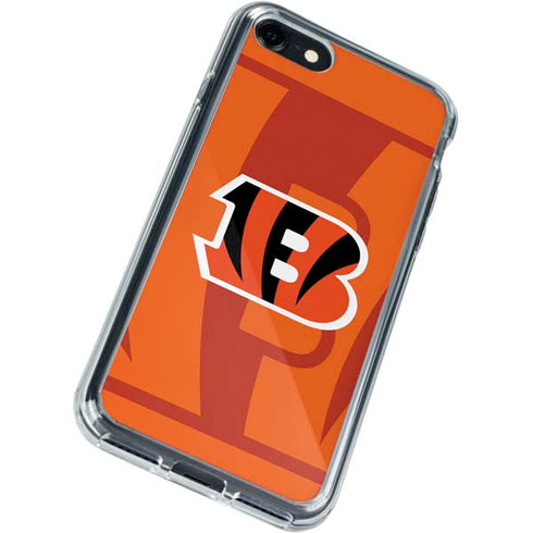 NFL Cincinnati Bengals Double Vision iPhone SE (2nd & 3rd Gen) Clear Case