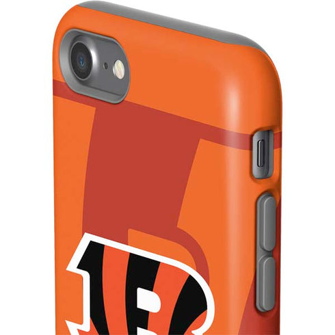 NFL Cincinnati Bengals Double Vision iPhone SE (2nd & 3rd Gen) Pro Case