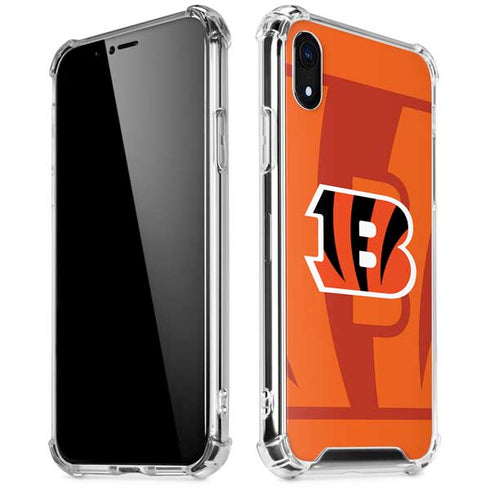 NFL Cincinnati Bengals Double Vision iPhone XR Clear Case