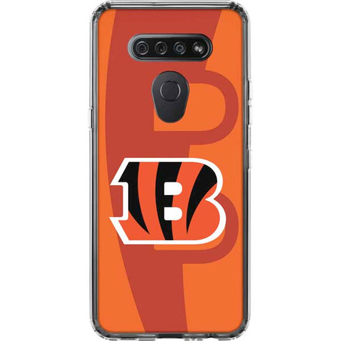 NFL Cincinnati Bengals Double Vision LG K51/Q51 Clear Case