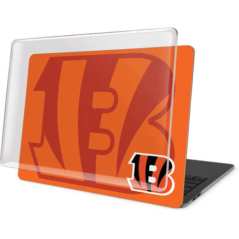 NFL Cincinnati Bengals Double Vision MacBook Pro 16in (2019-20) Case plus Skin