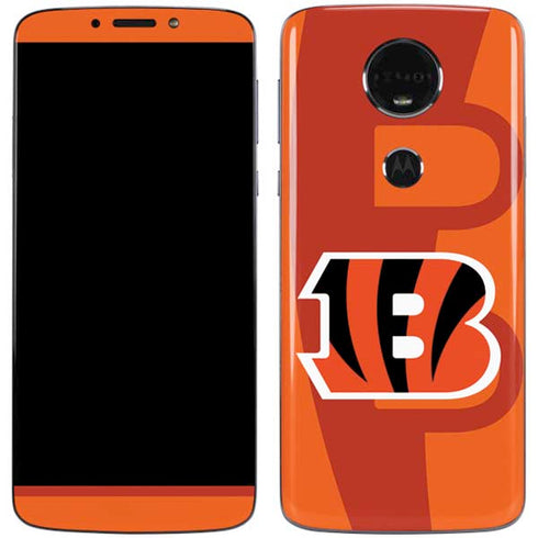 NFL Cincinnati Bengals Double Vision Moto E5 Plus Skin