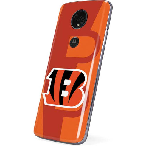 NFL Cincinnati Bengals Double Vision Moto E5 Plus Skin
