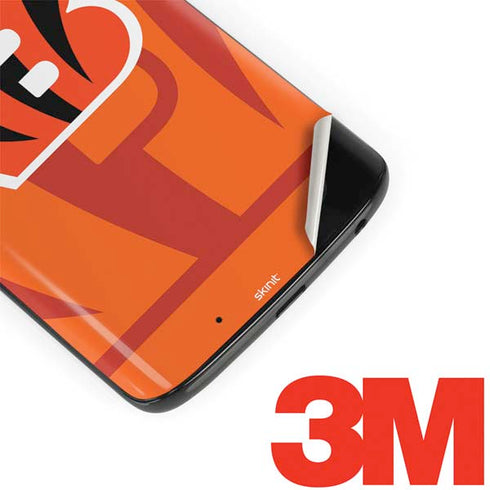 NFL Cincinnati Bengals Double Vision Moto G6 Skin