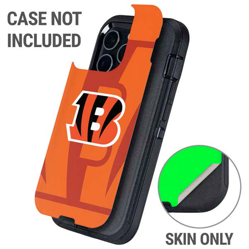 NFL Cincinnati Bengals Double Vision Otterbox Defender iPhone Skin