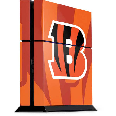 NFL Cincinnati Bengals Double Vision PS4 Console Skin