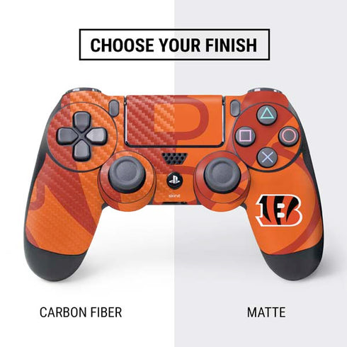 NFL Cincinnati Bengals Double Vision PS4 Controller Skin