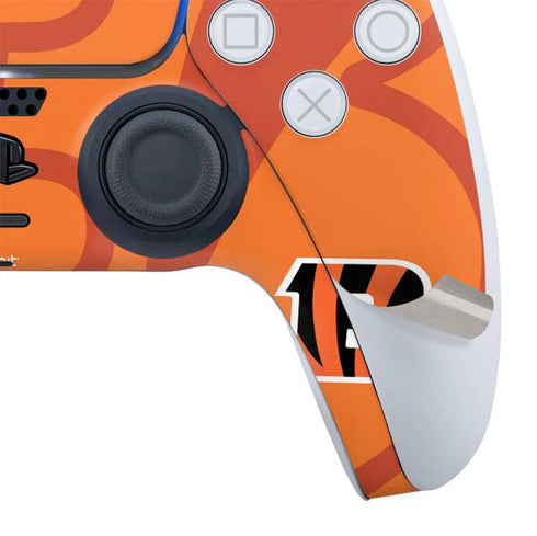 NFL Cincinnati Bengals Double Vision PS5 Slim Digital Edition Bundle Skin